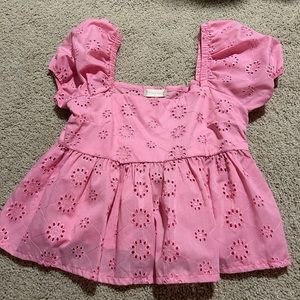 Pink Floral Altar’d State Top